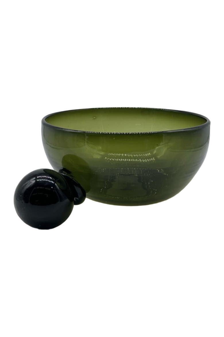 Tezon Green Bowl by Diego Olivero Studio, Main, color, Green