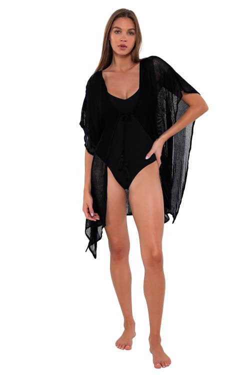 Sunsets Maldives Tunic In Black
