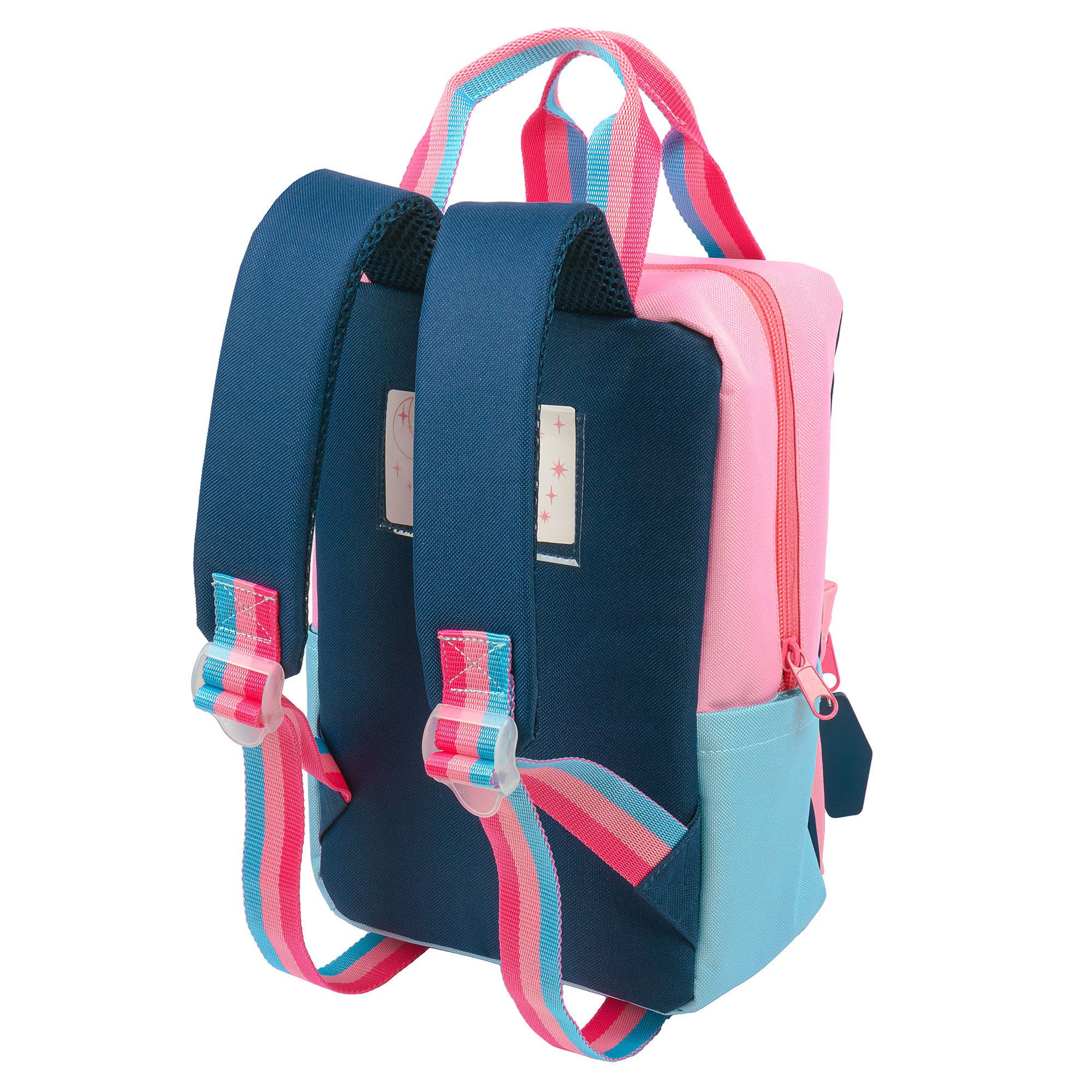Style.Lab Fashion Angels Harlow Colorblock Backpack and Pouch Set, Alternate, color, Multicolored