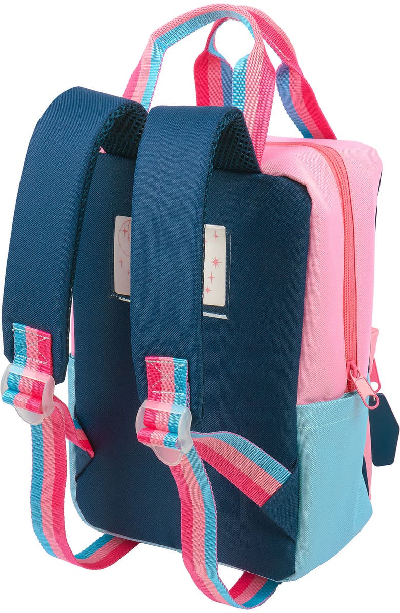Style.Lab Fashion Angels Harlow Colorblock Backpack and Pouch Set, Alternate, color, Multicolored