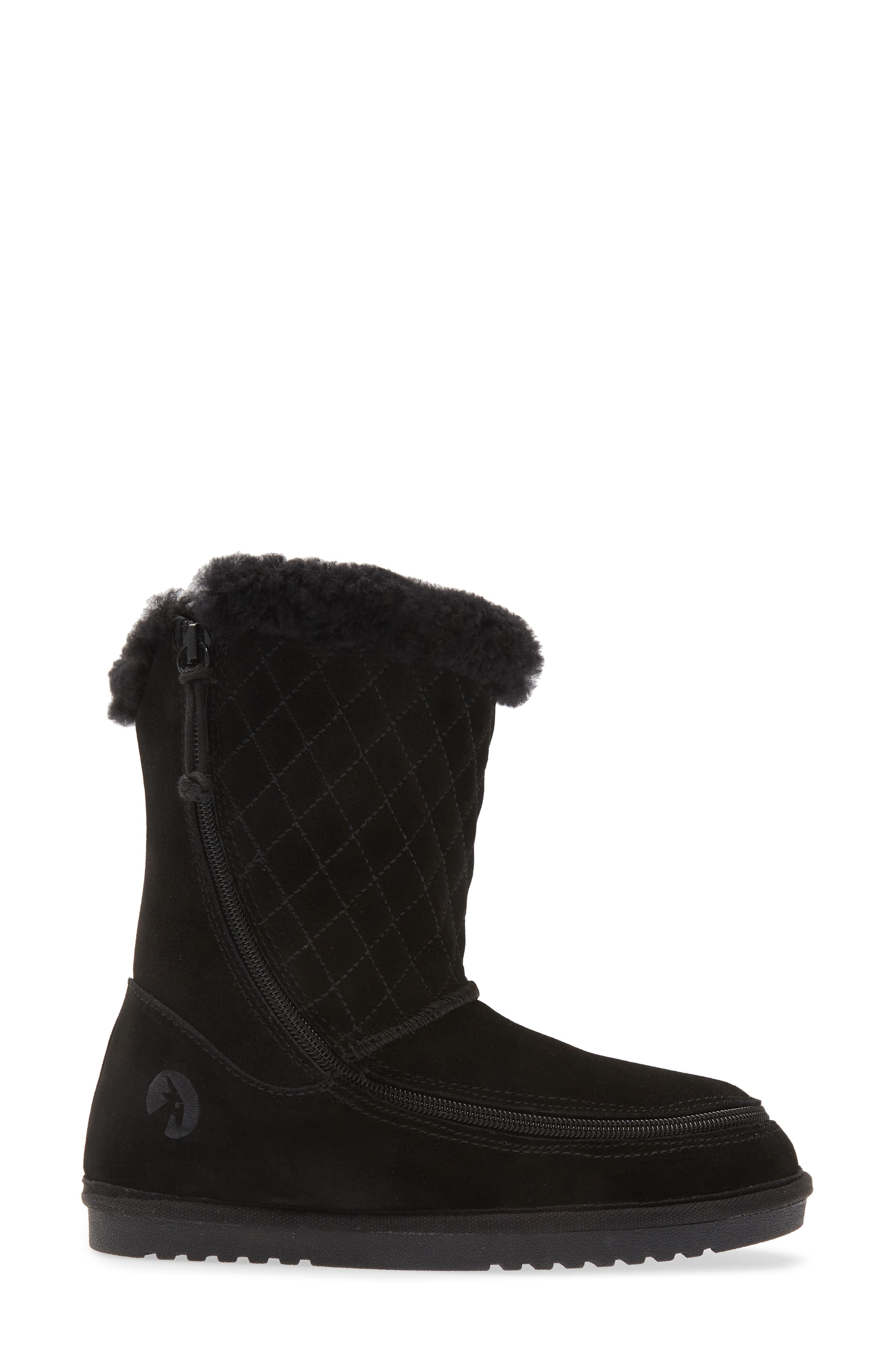 BILLY Footwear Quilted Genuine Shearling Boot, Alternate, color, 