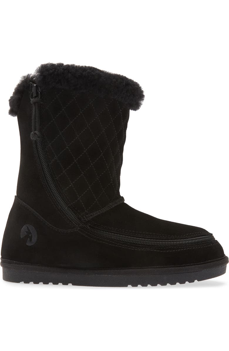 BILLY Footwear Quilted Genuine Shearling Boot, Alternate, color,