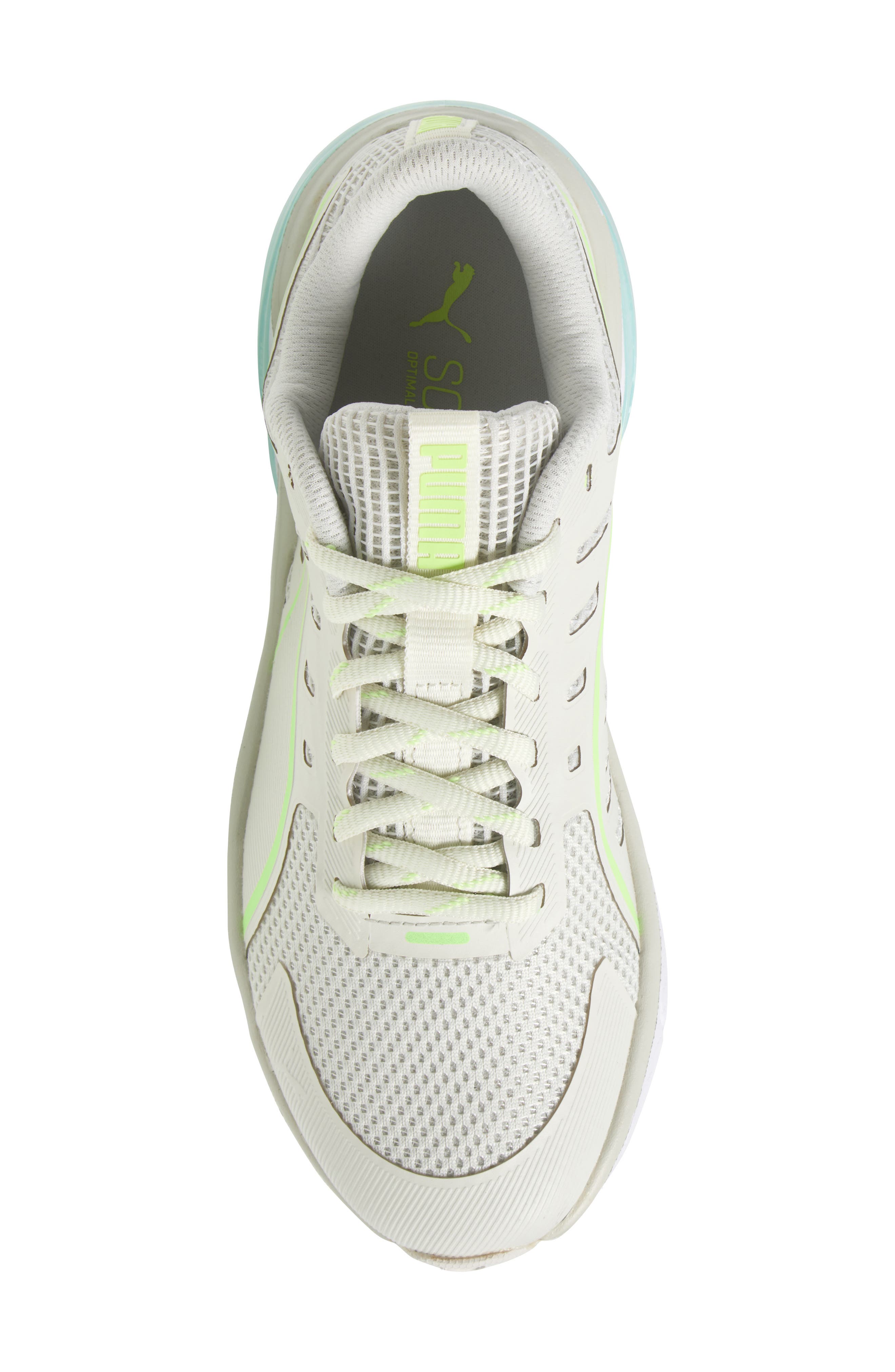 PUMA Cell Glare Sneaker, Alternate, color, Vapor Gray-Fizzy Apple-Blue