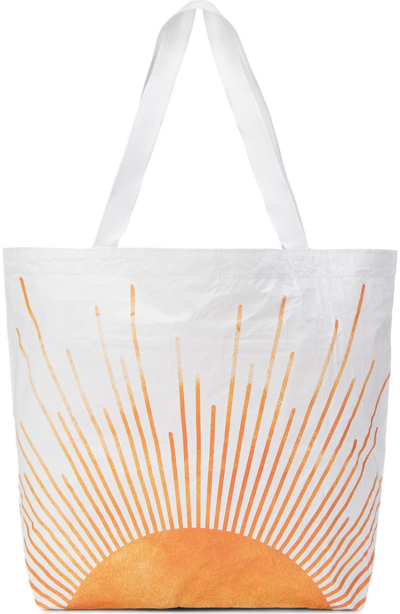 Aloha Collection Bom Dia Reversible Splash Proof Tote, Main, color,