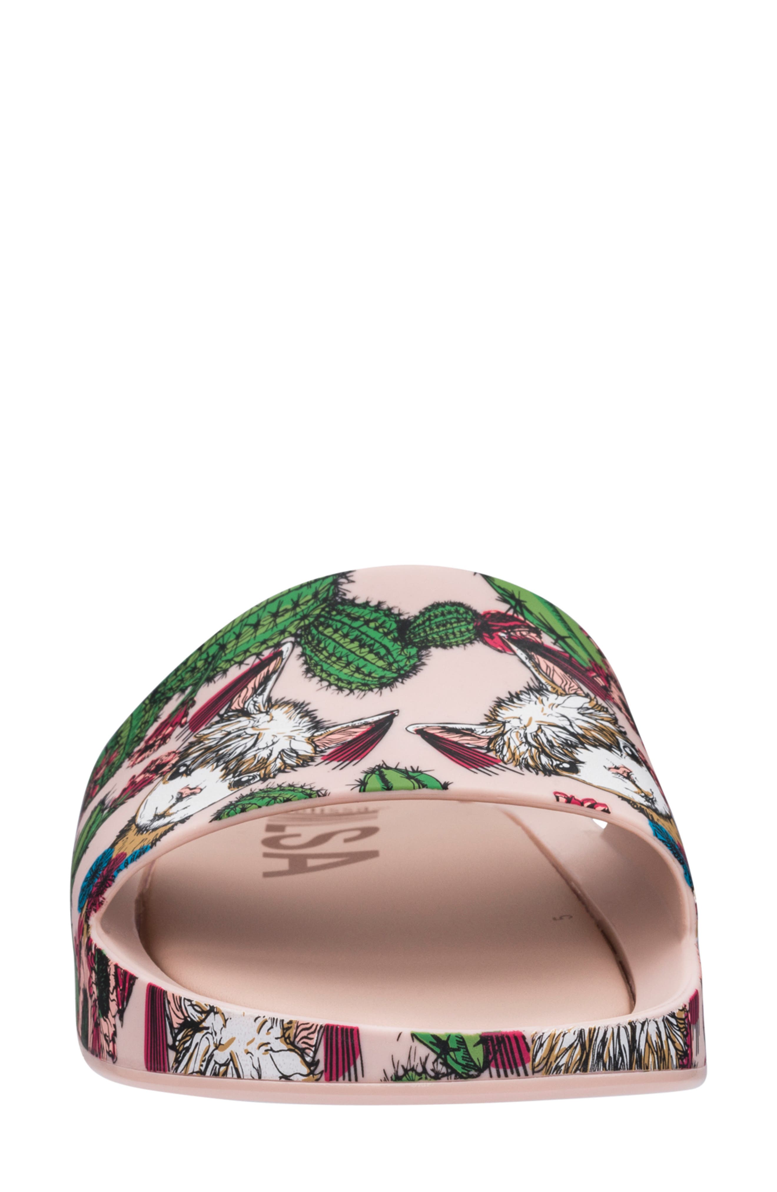 Beach Slide Sandal, Alternate, color, PEONY GREEN