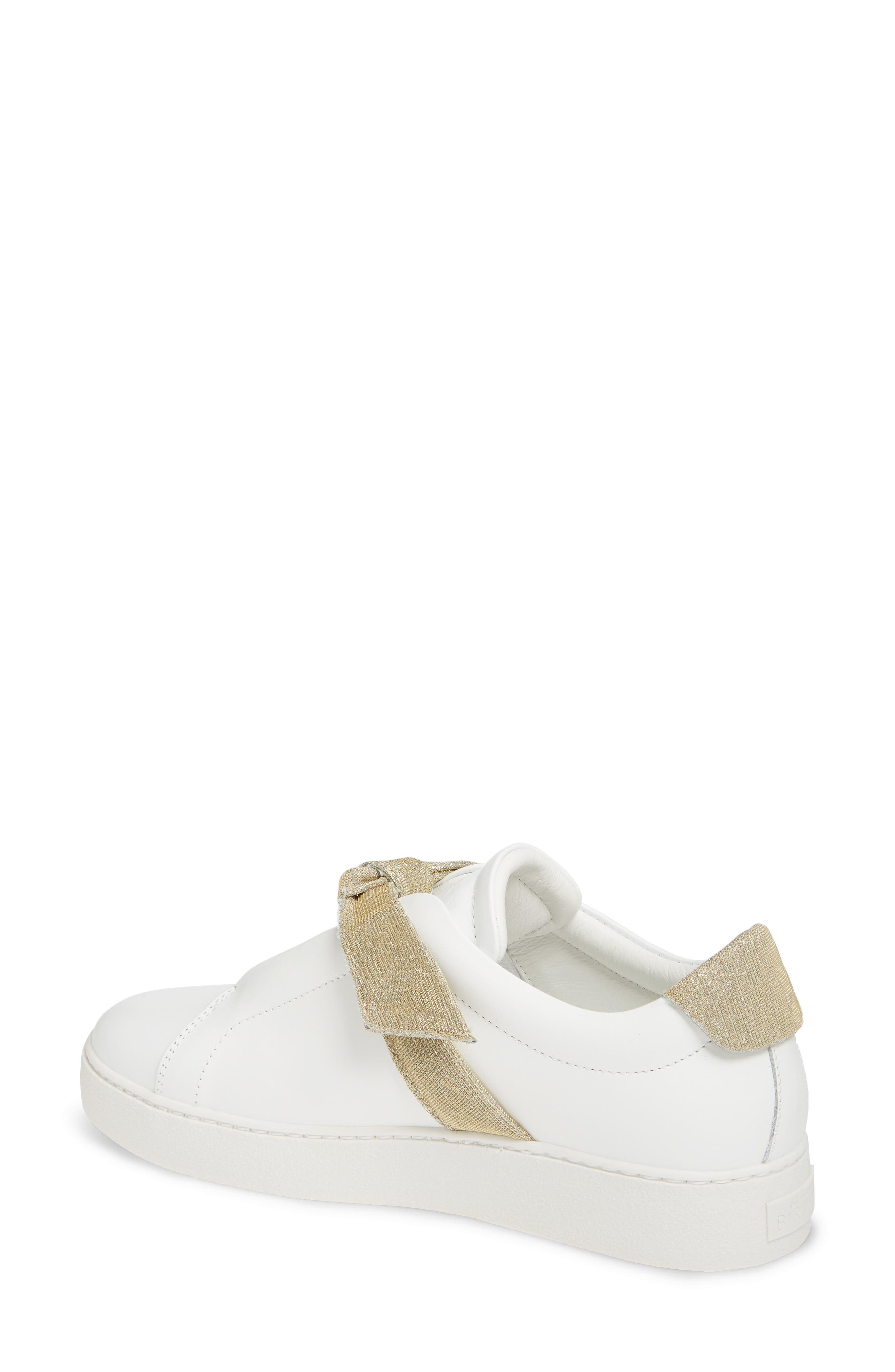 Alexandre Birman Clarita Glitter Bow Sneaker, Alternate, color, 