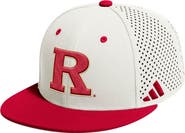 adidas Men's adidas  Cream Rutgers Scarlet Knights On-Field Fitted Baseball Hat