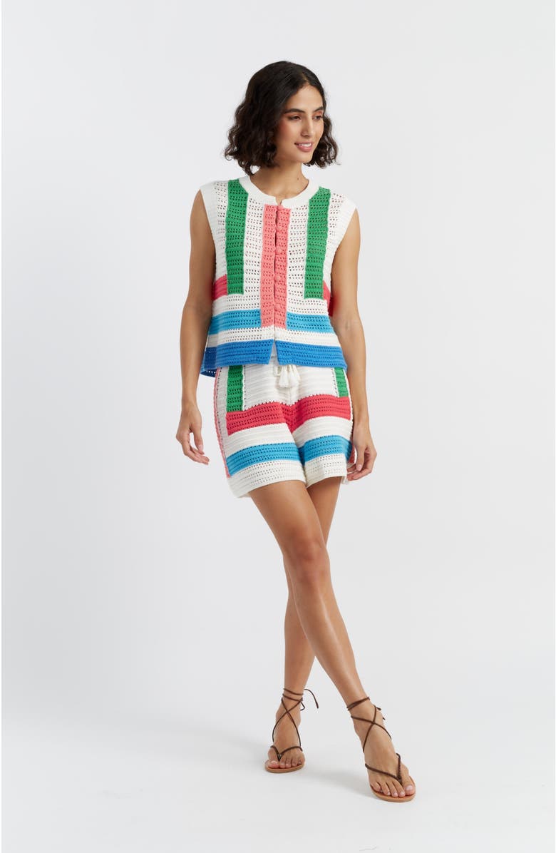 Chinti & Parker Cotton Capri Vest, Alternate, color, 