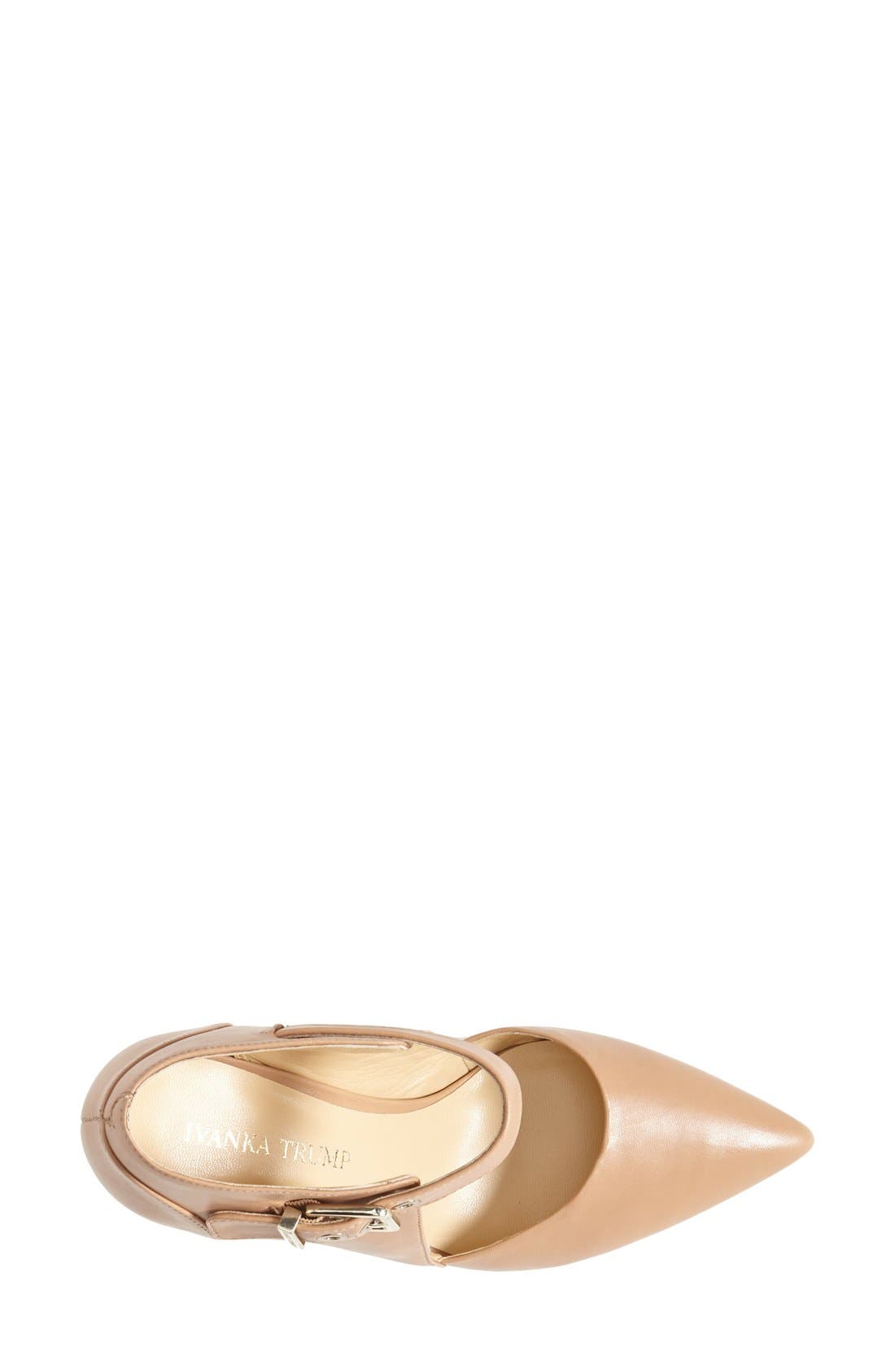 'Dove' Pointy Toe Pump, Alternate, color, DUNE LEATHER
