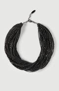 Brunello Cucinelli Black hematite and Sterling Silver choker