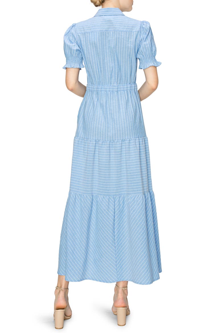 Stripe Shirtdress, Alternate, color, BLUE/ WHITE STRIPE