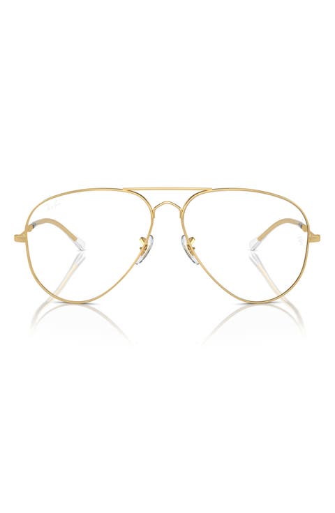 58mm Old Pilot Polarized Aviator Sunglasses