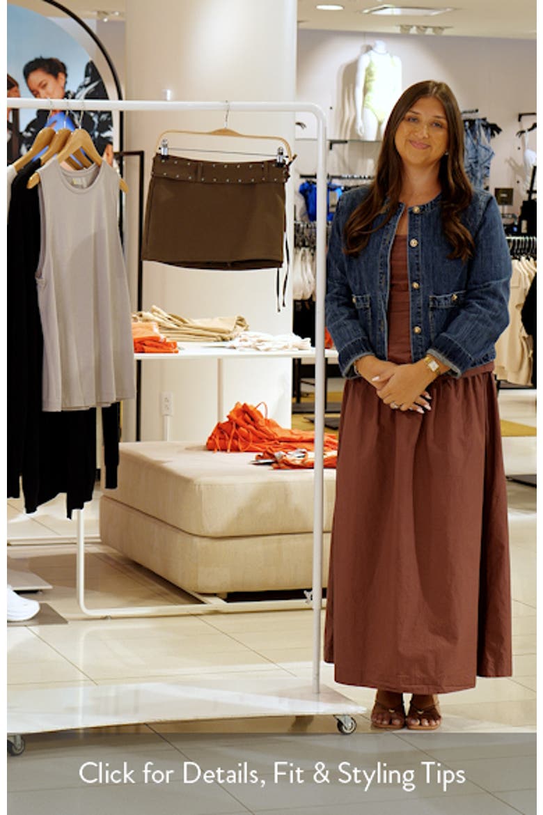 Studded Tie Belt Miniskort video