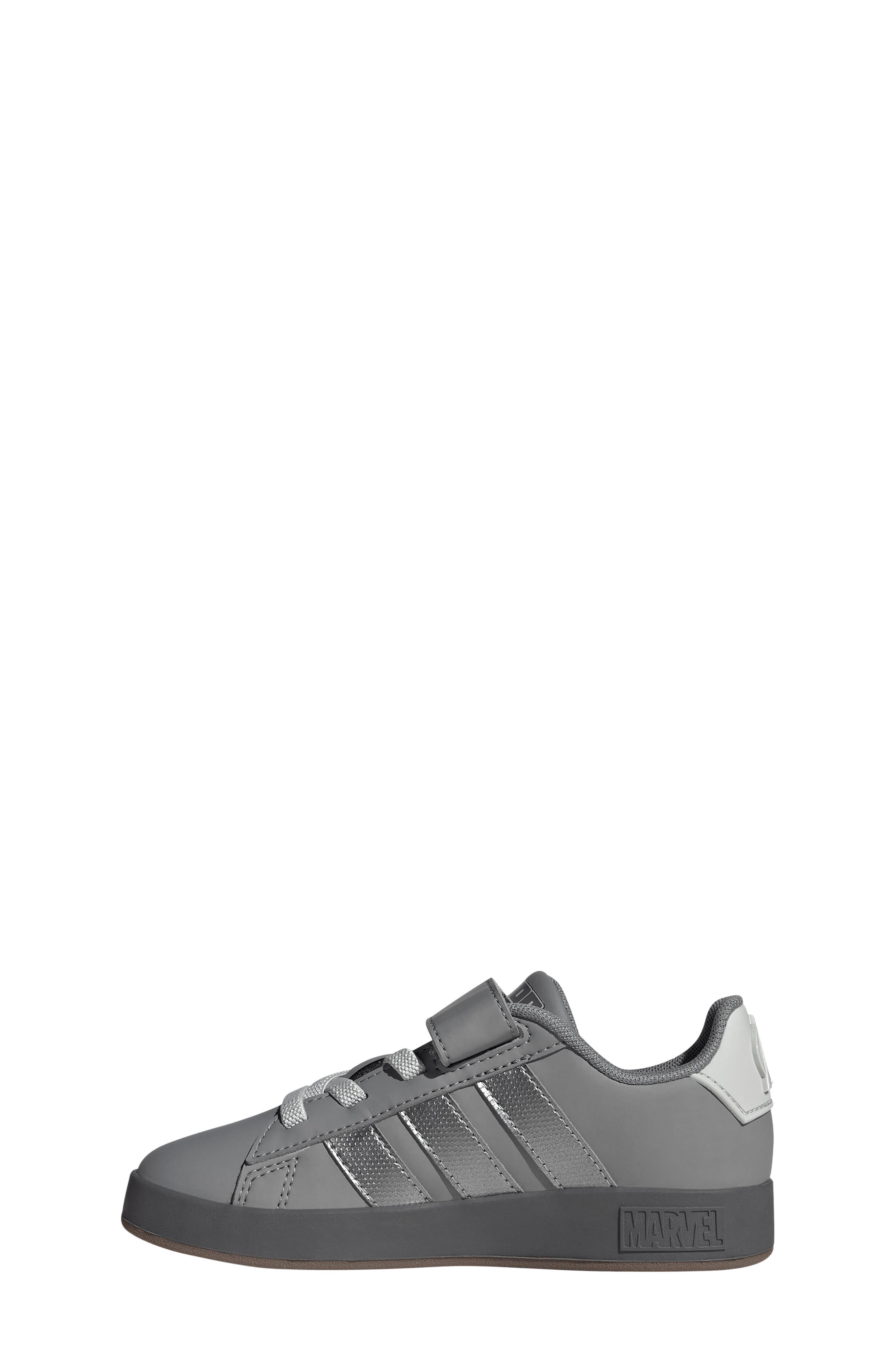 Kids' Grand Court Avengers Sneaker, Alternate, color, GREY/ SILVER/ GREY