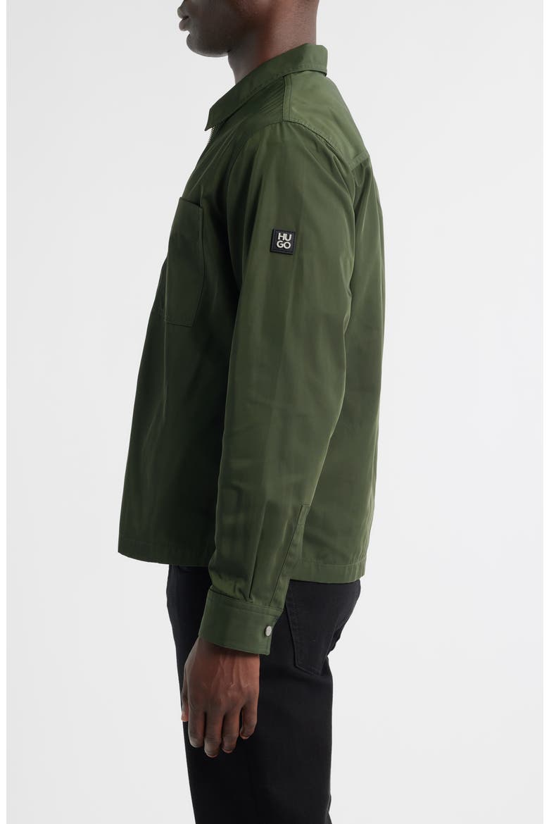 Evalom Water Repellent Jacket, Alternate, color, DARK GREEN