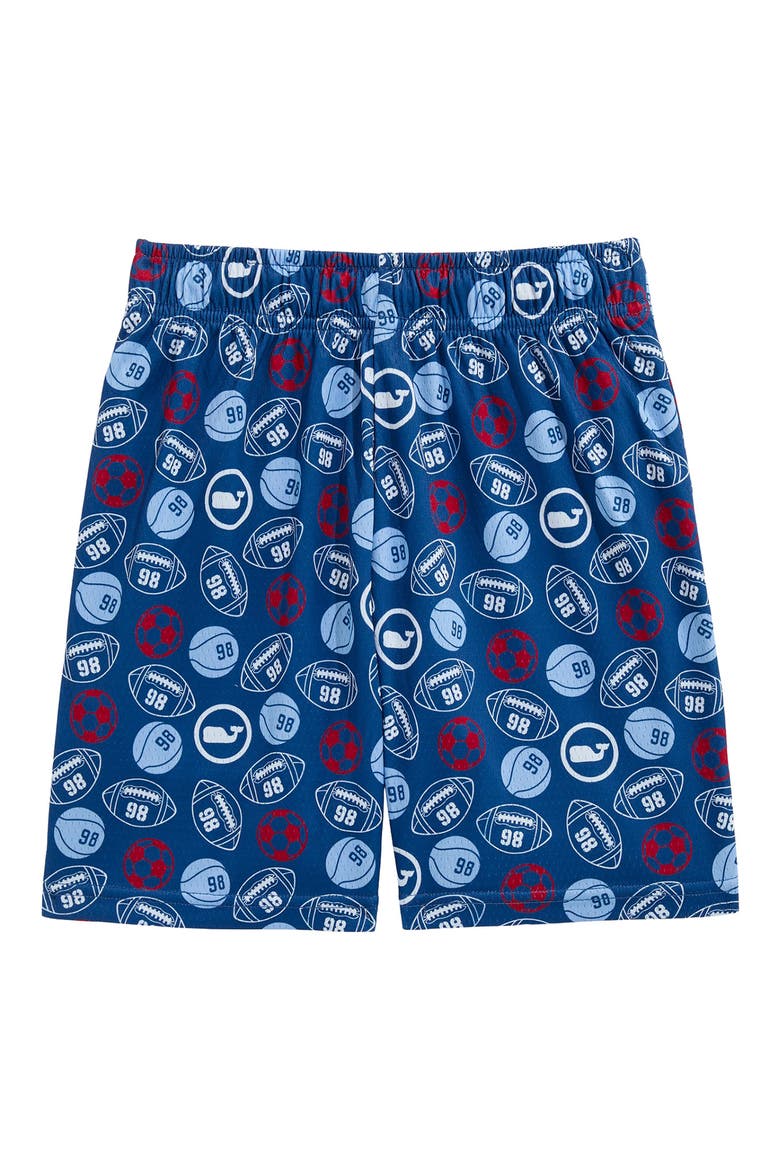 Kids' Mesh Active Swim Trunks, Alternate, color, SPORTS BALL TOSS