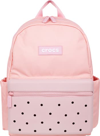 CROCS Coral Pink EVA Backpack with Vent Hole Front Pocket CROCS | Bags | Crocs Hot Pink Classic Backpack New | Poshmark main image 4