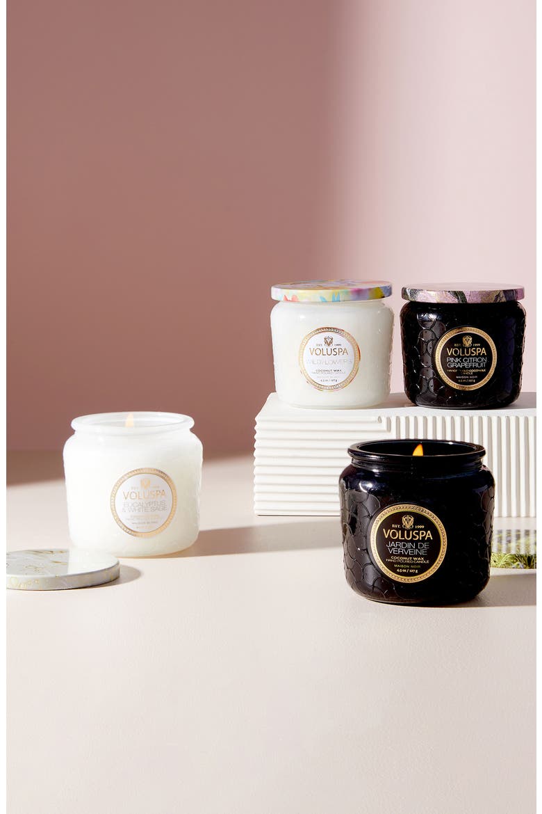Maison Set of 4 Tin Candles, Alternate, color, MULTI