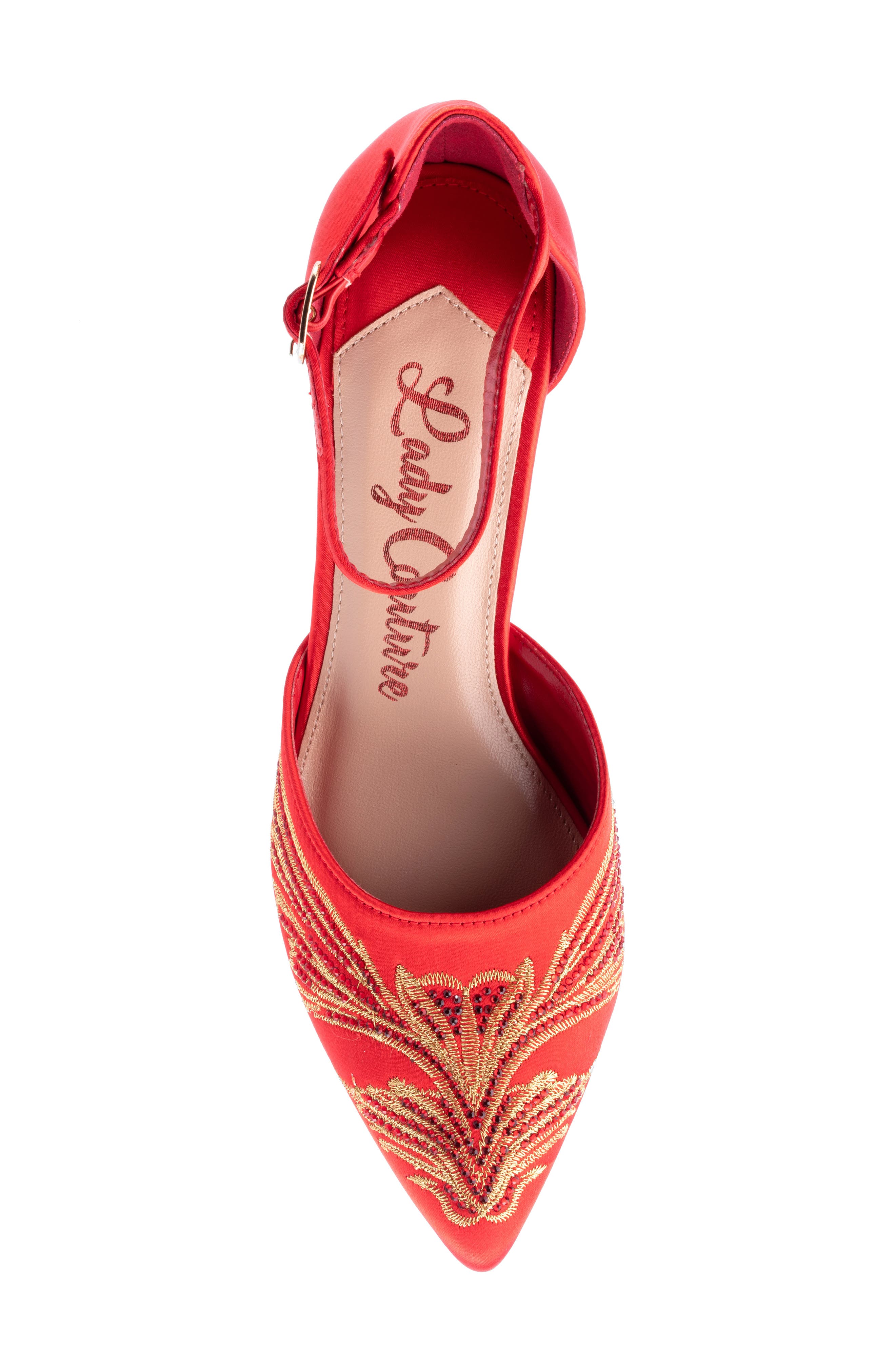 Kate Kitten Heel Pump, Alternate, color, RED
