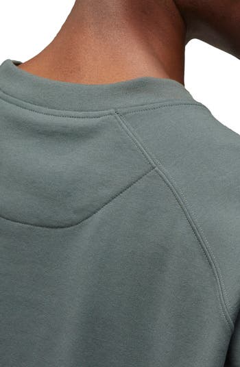 FRENCH TERRY PATCH DESIGN HIGH NECK PULLOVER(M Black): S'YTE