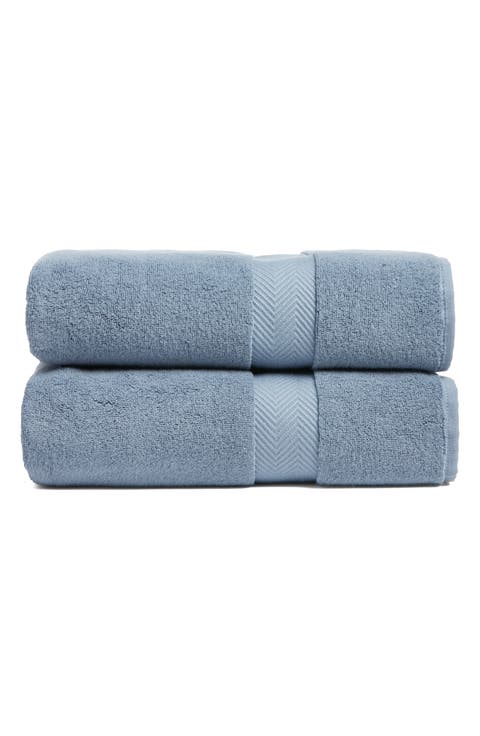Set of Two Organic Hydrocotton Bath Towels