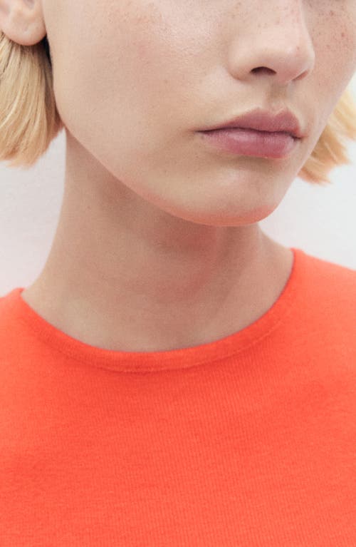 Mango Sleeveless Sweater In Orange