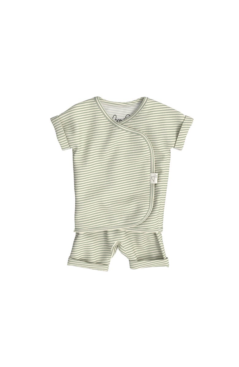 Bonsie Baby - Romper, Main, color, Mint Twist