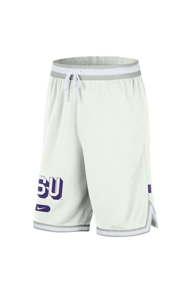 Nike Men's Nike Cream LSU Tigers DNA 3.0 Performance Shorts, Alternate, color, White