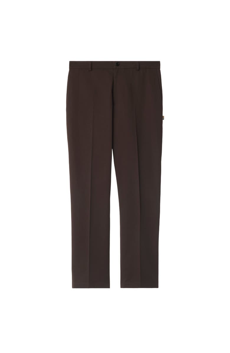 Burberry Cotton Chinos, Alternate, color, Clove Brown