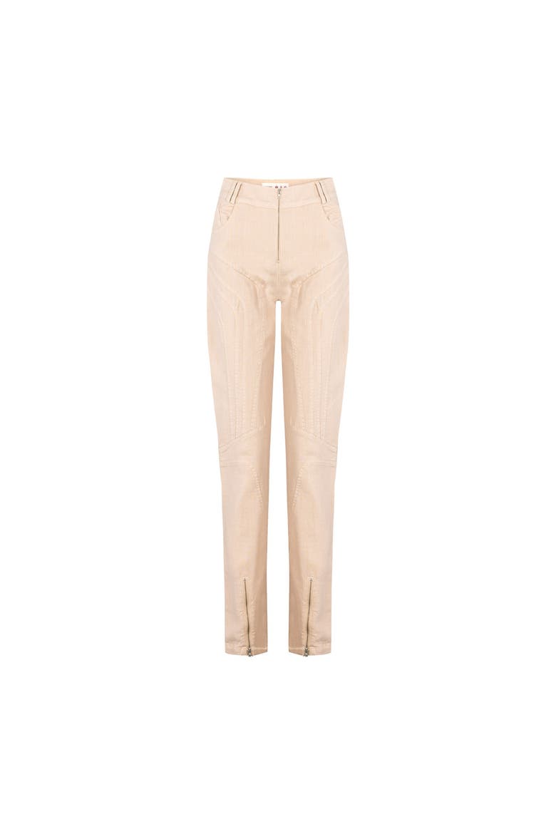 Linen Blend Free Heaven Boomerang Linen Pant, Alternate, color, Beige