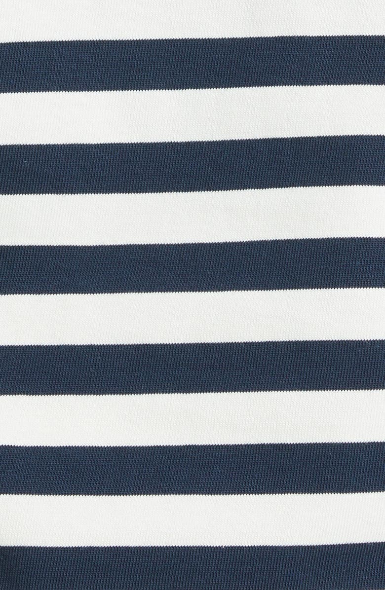 Moncler Stripe Logo Cotton Rib Tank Top, Alternate, color, 