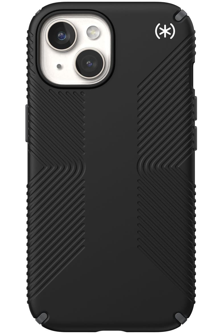 Presidio2 Grip Case for Apple iPhone 15 / iPhone 14 / iPhone 13, Alternate, color, Black