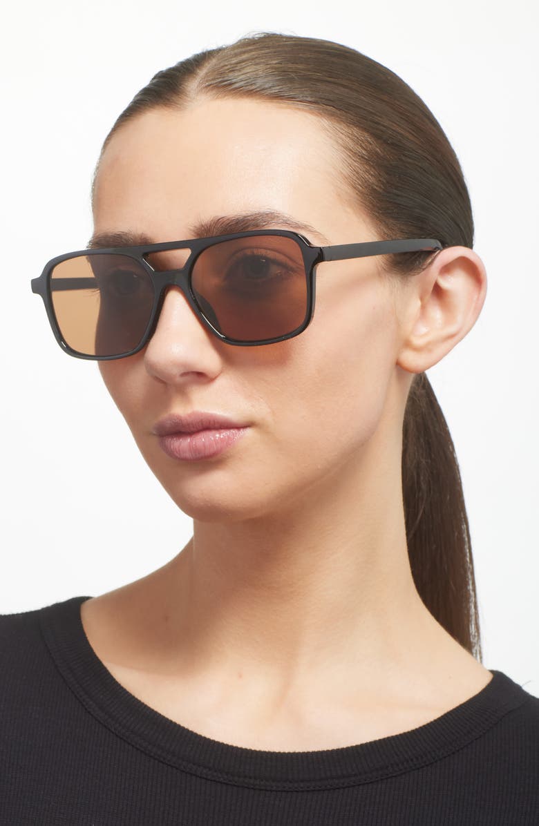 BP. Aviator Sunglasses, Alternate, color, Black