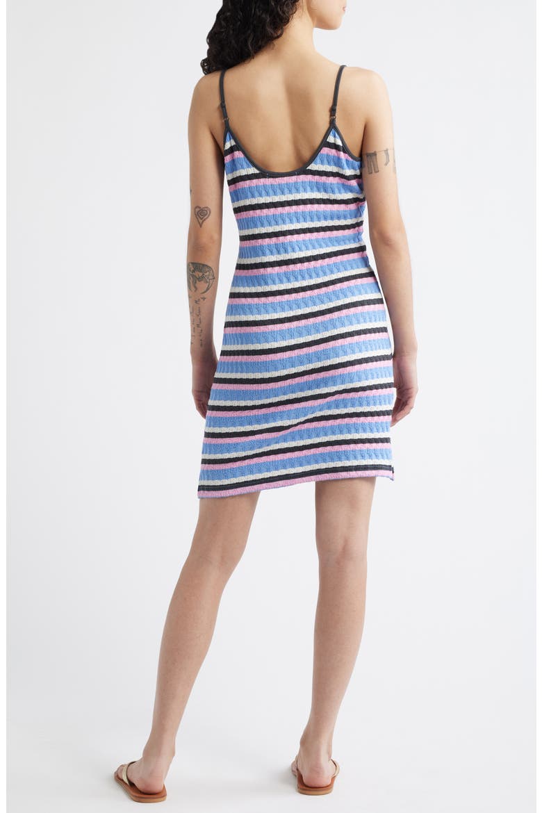 Bobby Stripe Sleeveless Minidress, Alternate, color, BLUE MULTI