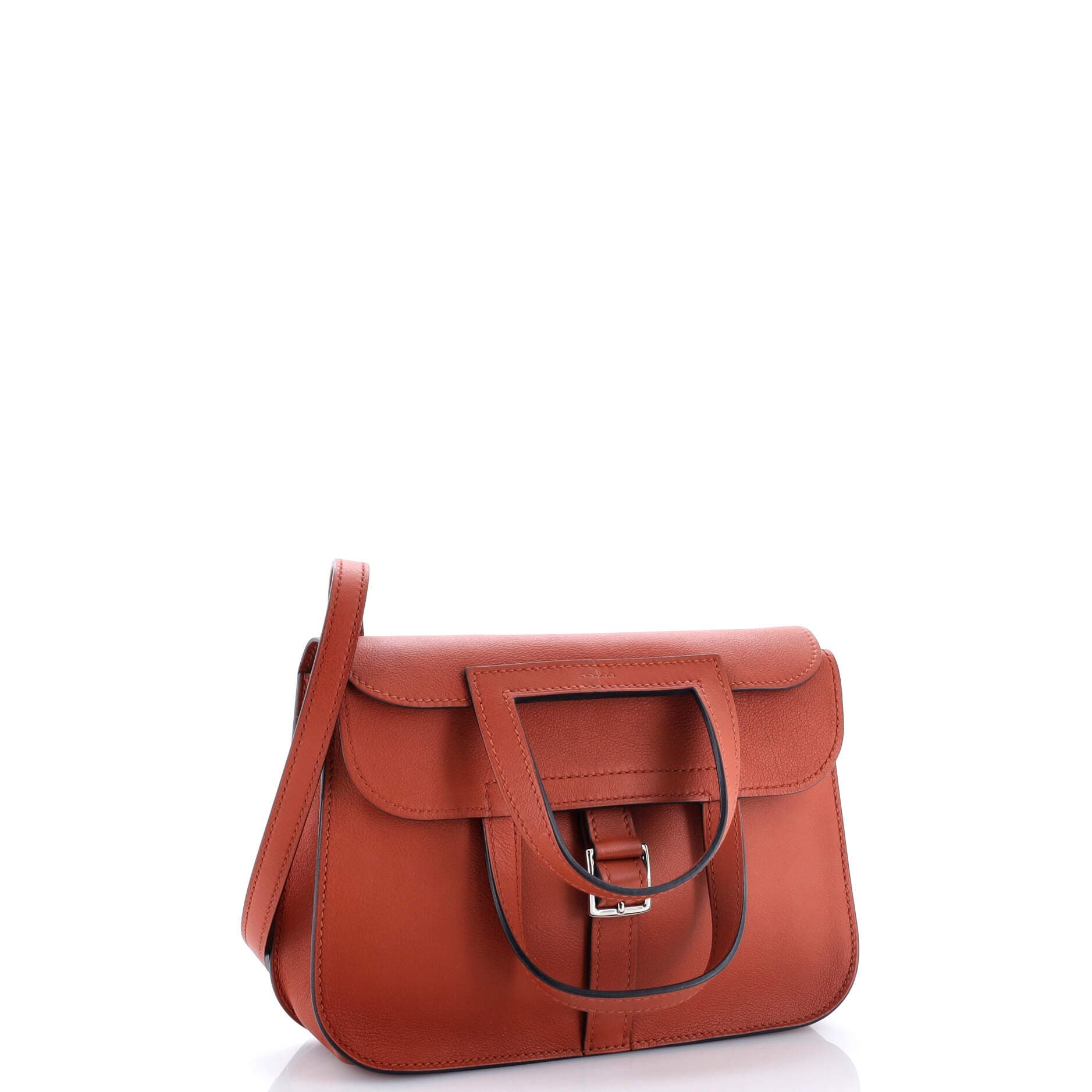 Pre-Owned Hermes Halzan Bag Swift 22, Alternate, color, Cuivre