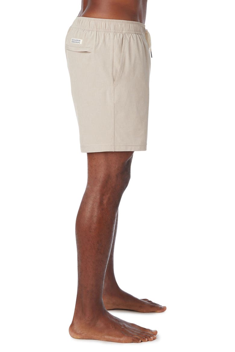 One Water Repellent Hybrid Shorts, Alternate, color, KHAKI