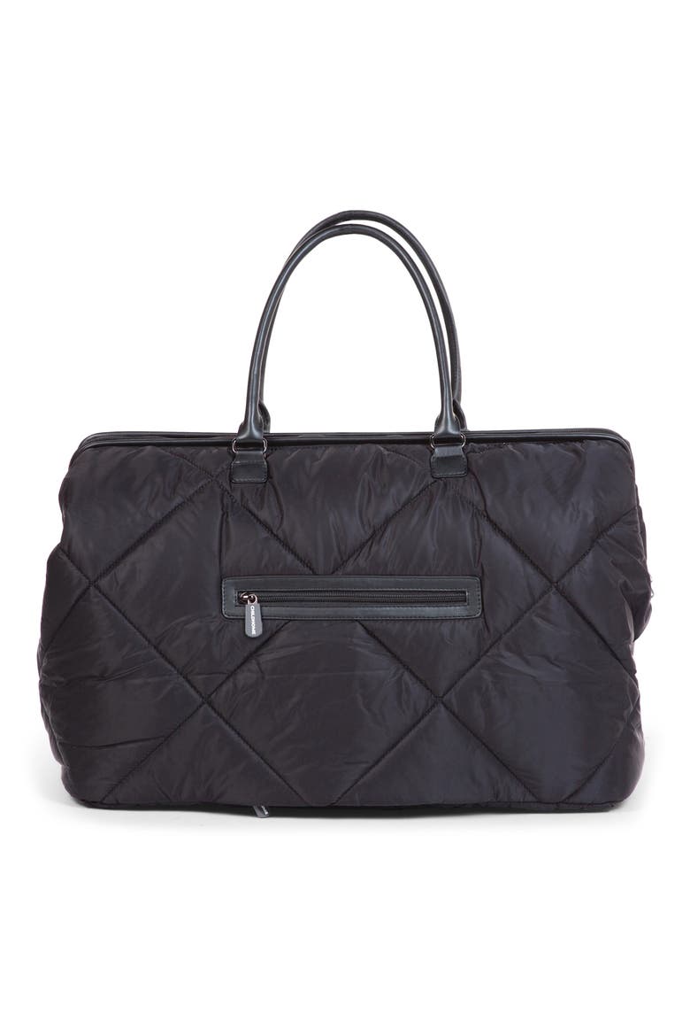 XL Quilted Travel Diaper Bag, Alternate, color, PUFFER BLACK
