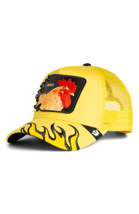 Spice Flames Patch Snapback Trucker Hat
