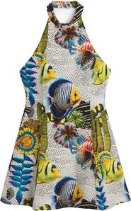 Desigual Sleeveless Open Back Minidress