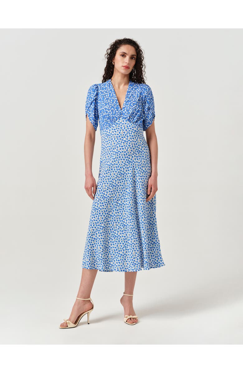 Ghost London Faye Floral Crepe Midi Dress, Main, color,