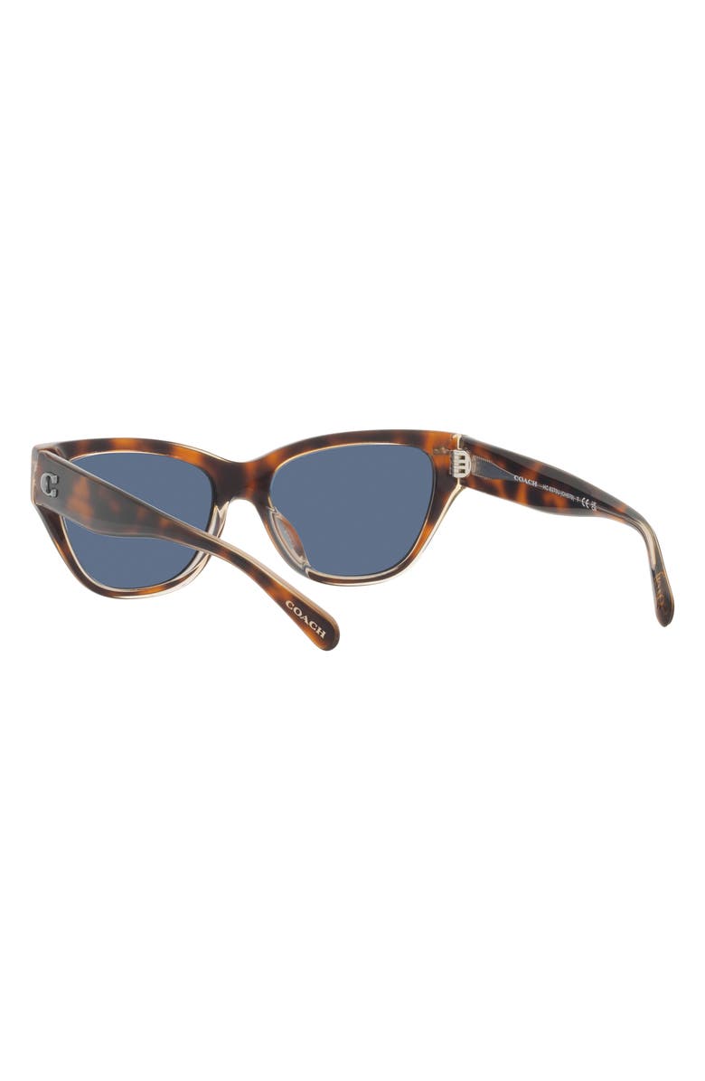 COACH 55mm Cat Eye Sunglasses, Alternate, color,