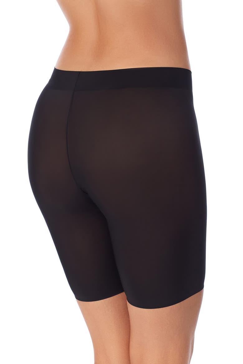 Heavenly Stretch No-Slip Shaping Shorts, Alternate, color, BLACK