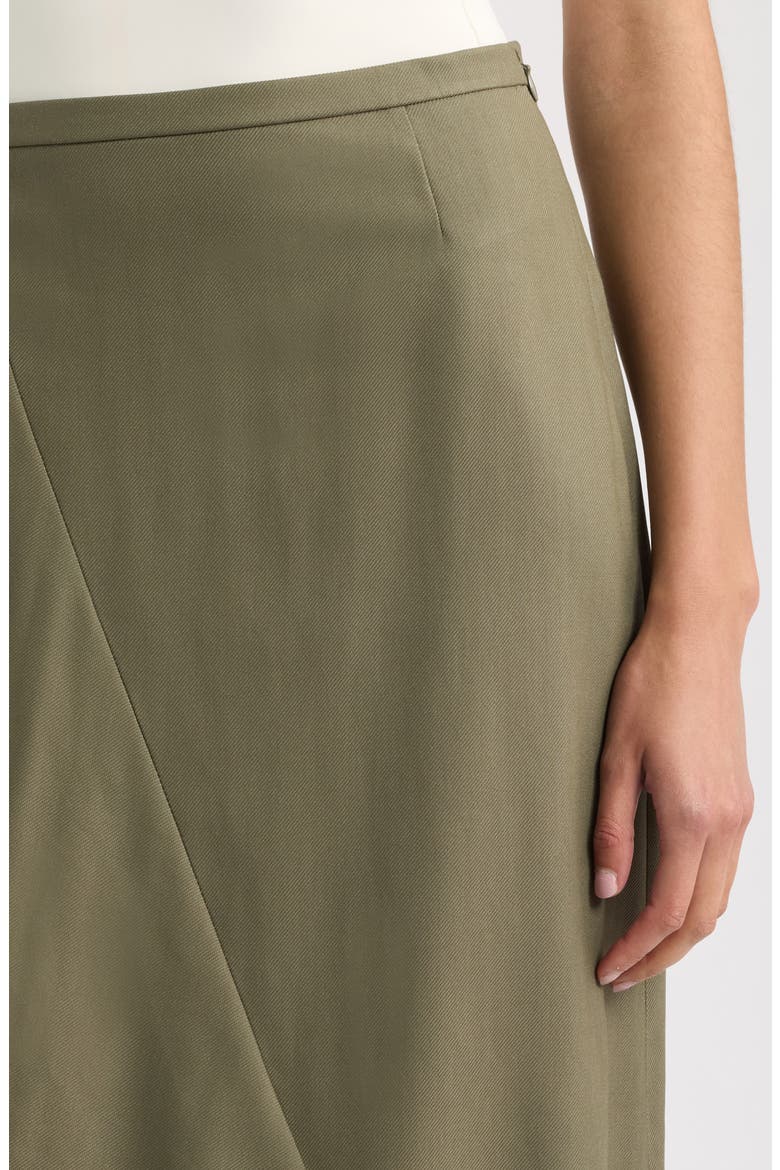 Voxana Asymmetric Wrap Skirt, Alternate, color, TEA LEAF
