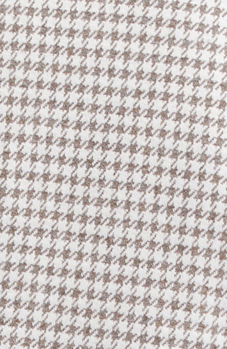 ISAIA Capri Houndstooth Silk & Cotton Sport Coat, Alternate, color, Bianco Ott