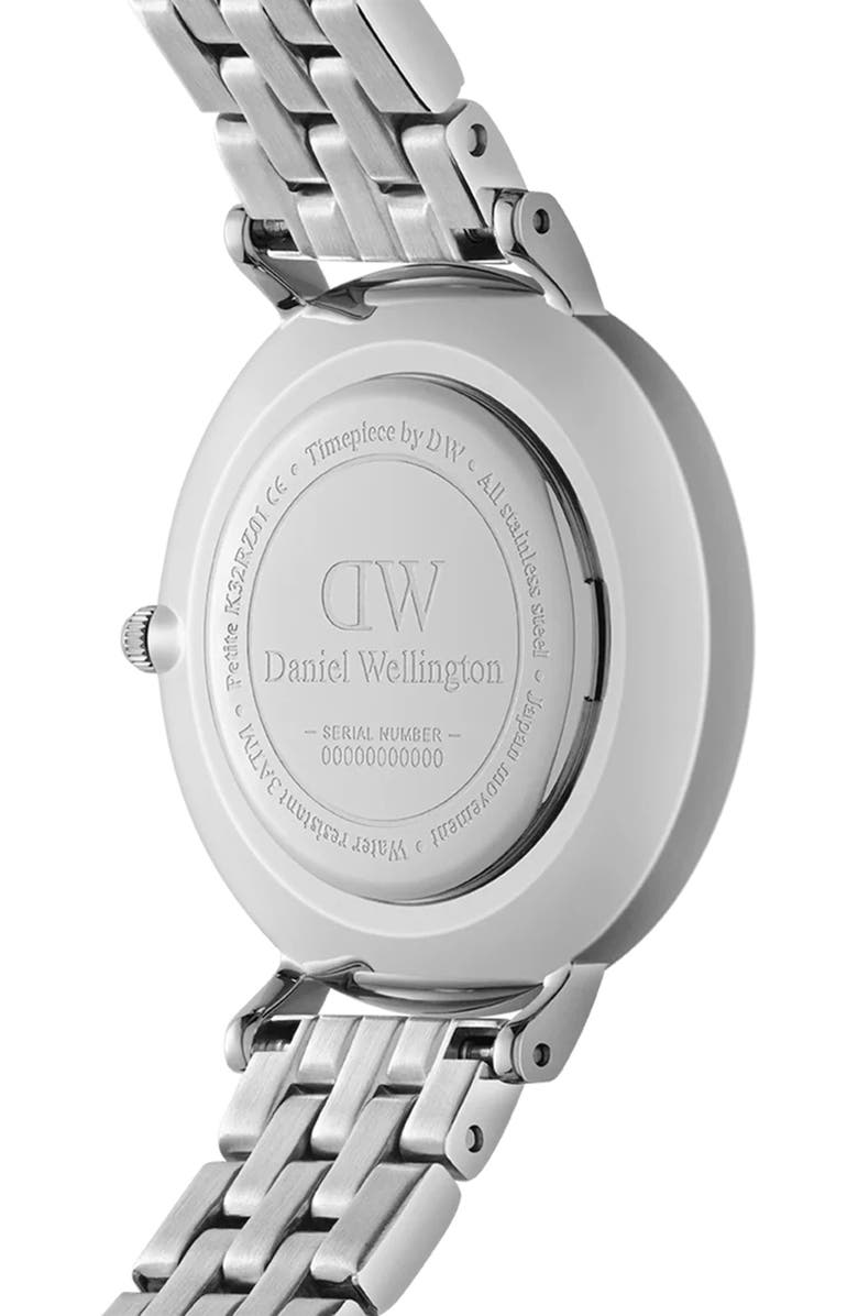 Daniel Wellington Petite Lumine Bracelet Watch, 28mm, Alternate, color, Silver