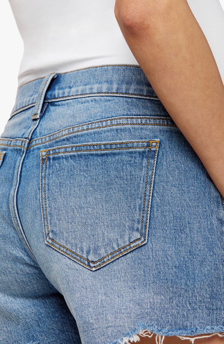 Joe's The Ozzie Fray Hem Maternity Shorts, Alternate, color, 