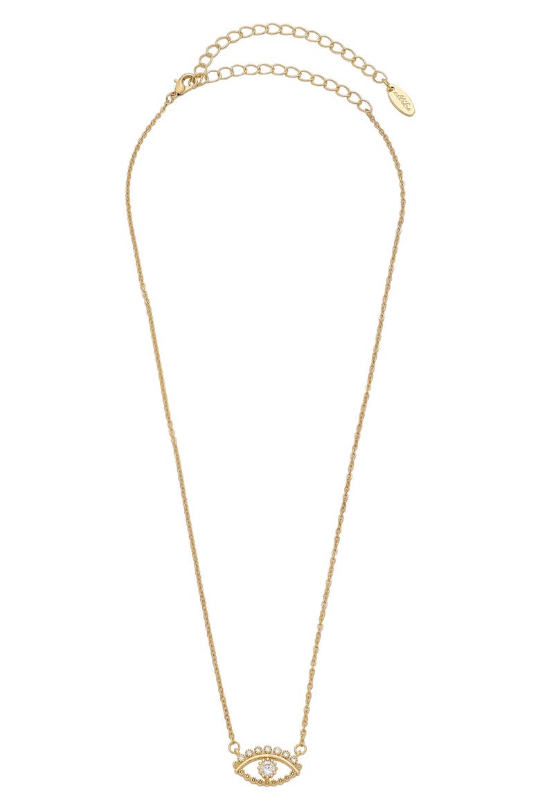 Evil Eye Pendant Necklace, Main, color, GOLD