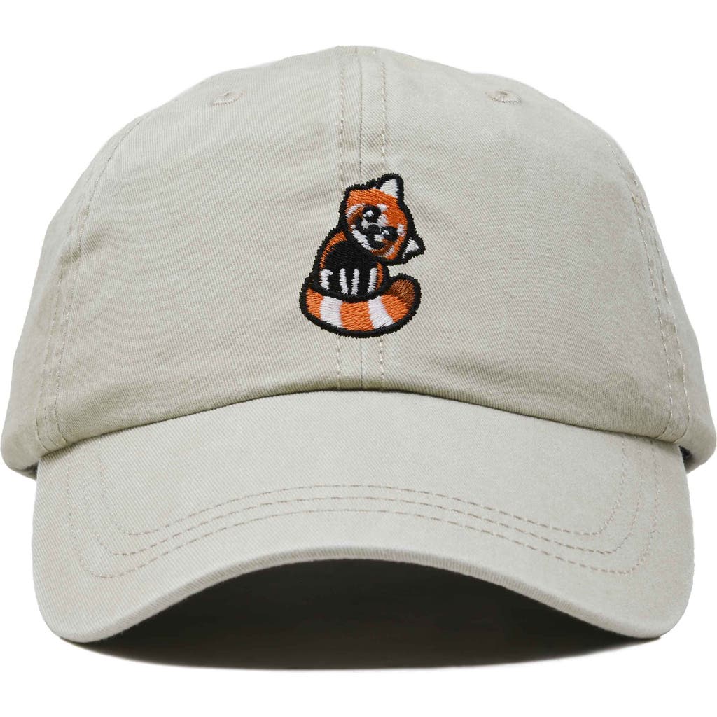 DALIX DALIX RED PANDA EMBROIDERED DAD HAT