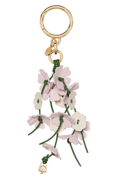 floral bag charm