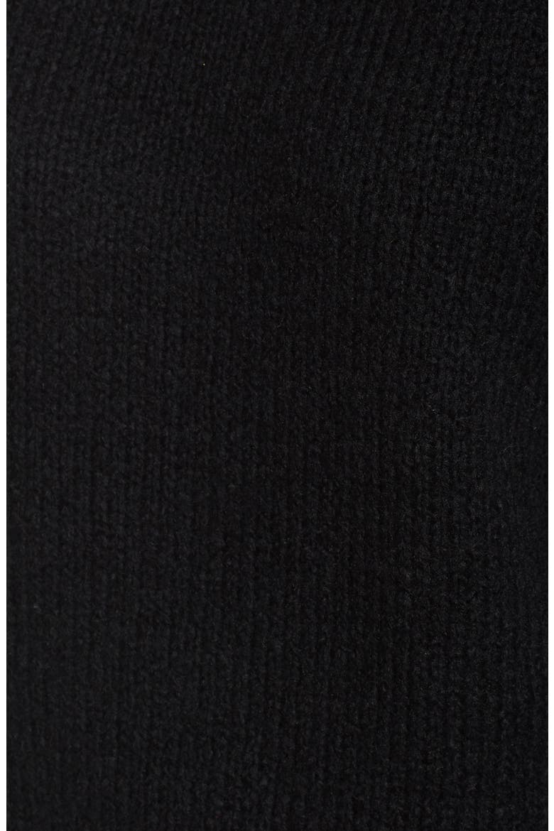Cozy Mock Neck Sweater, Alternate, color, BLACK